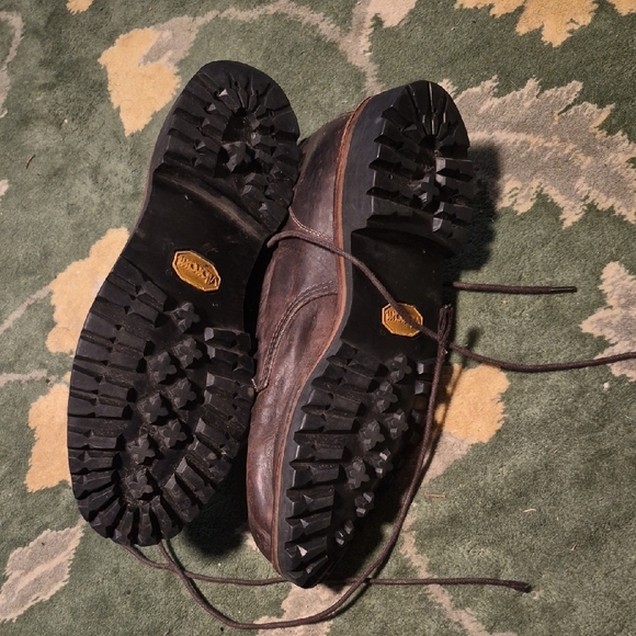 Chippewa Dark Brown Leather Boots main image 4
